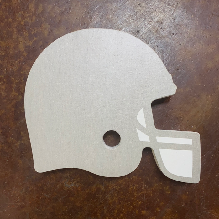 Personalized Football Helmet Grey).  Can say anything you want, some ideas are shown.  6"x5"