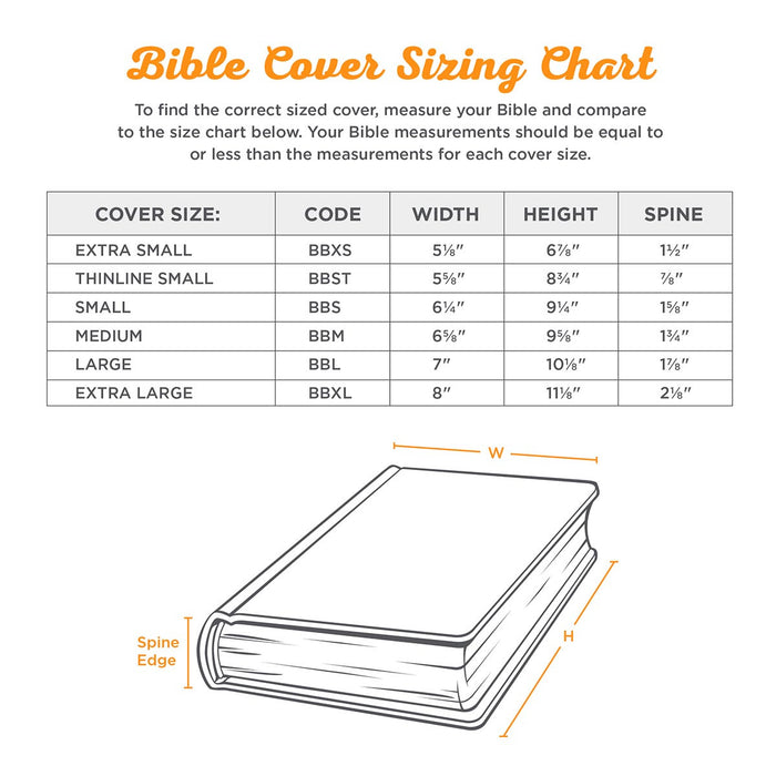 Poly-canvas Value Bible Cover (Scripture on front).