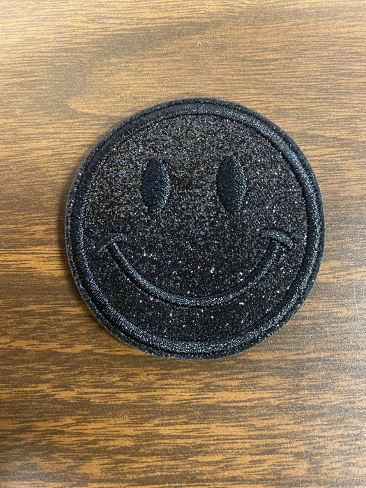 Sequin Smiley Face Patch - 2.75