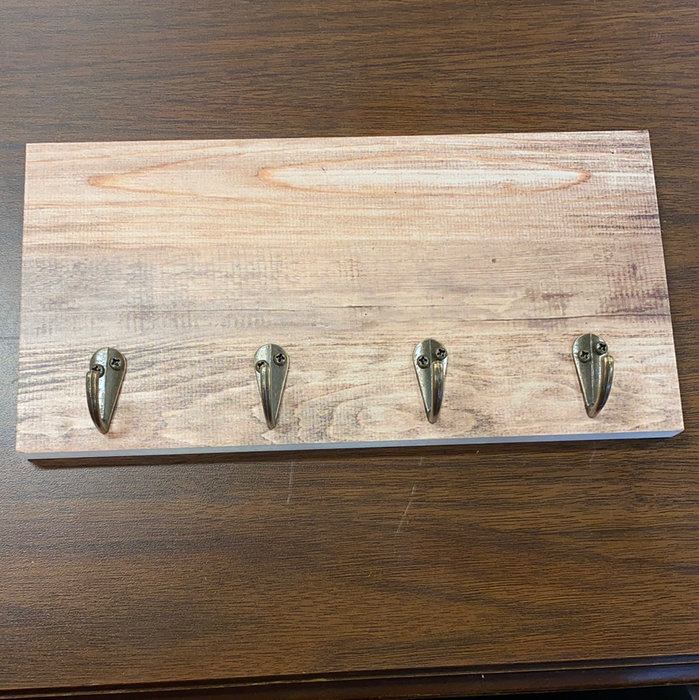 Faux Wood Keyholder. Laser Engravable.  We can add names or dates or anything else you want it to say.