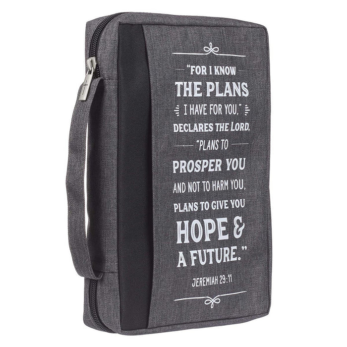 I Know the Plans Charcoal Value Bible Cover