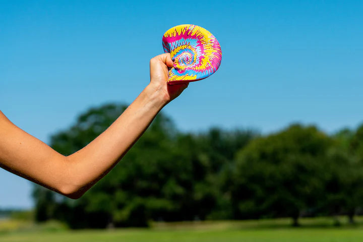 Wingman Flying Disc Rubber Frisbee.  Flies over 130 Feet!