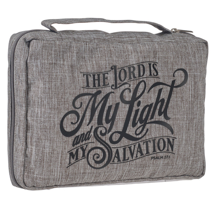My Light and Salvation Gray Bible Cover