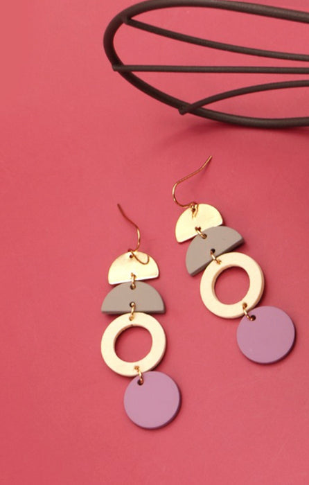 All Around Circle Earrings