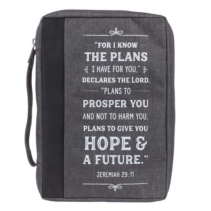 I Know the Plans Charcoal Value Bible Cover
