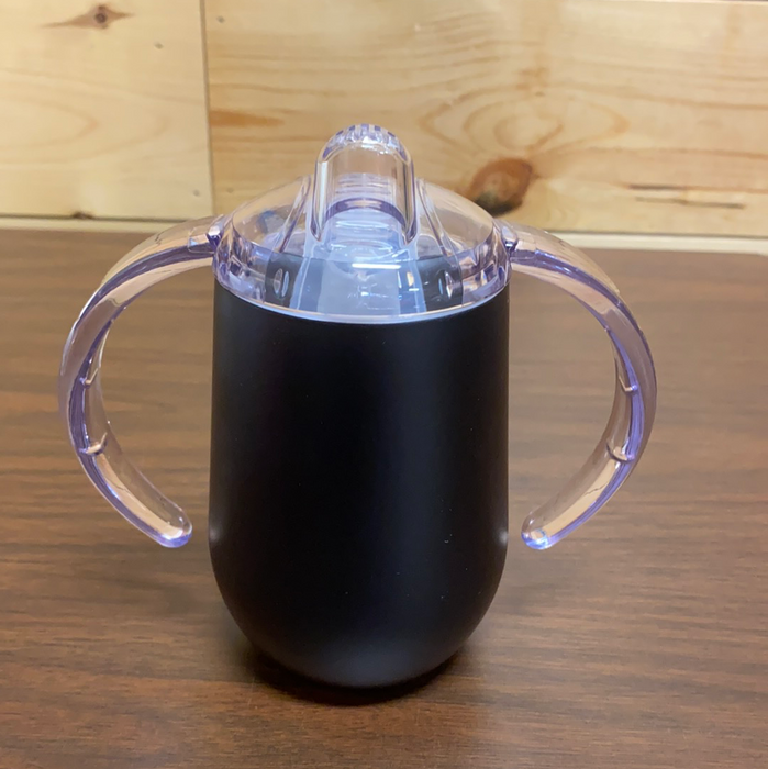 Laser Engraved Sippy Cups. 8oz powder coated stainless steel. Perfect —  Barlow Blue
