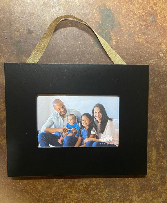 Personalized Black (4x6) Hanging Frame - Personalization Included!