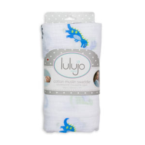 Lulujo Cotton Muslin Swaddle Baby Blanket