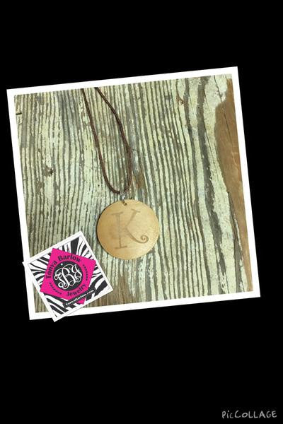 1.5" Light Wood Earrings or Necklace.  75% OFF!